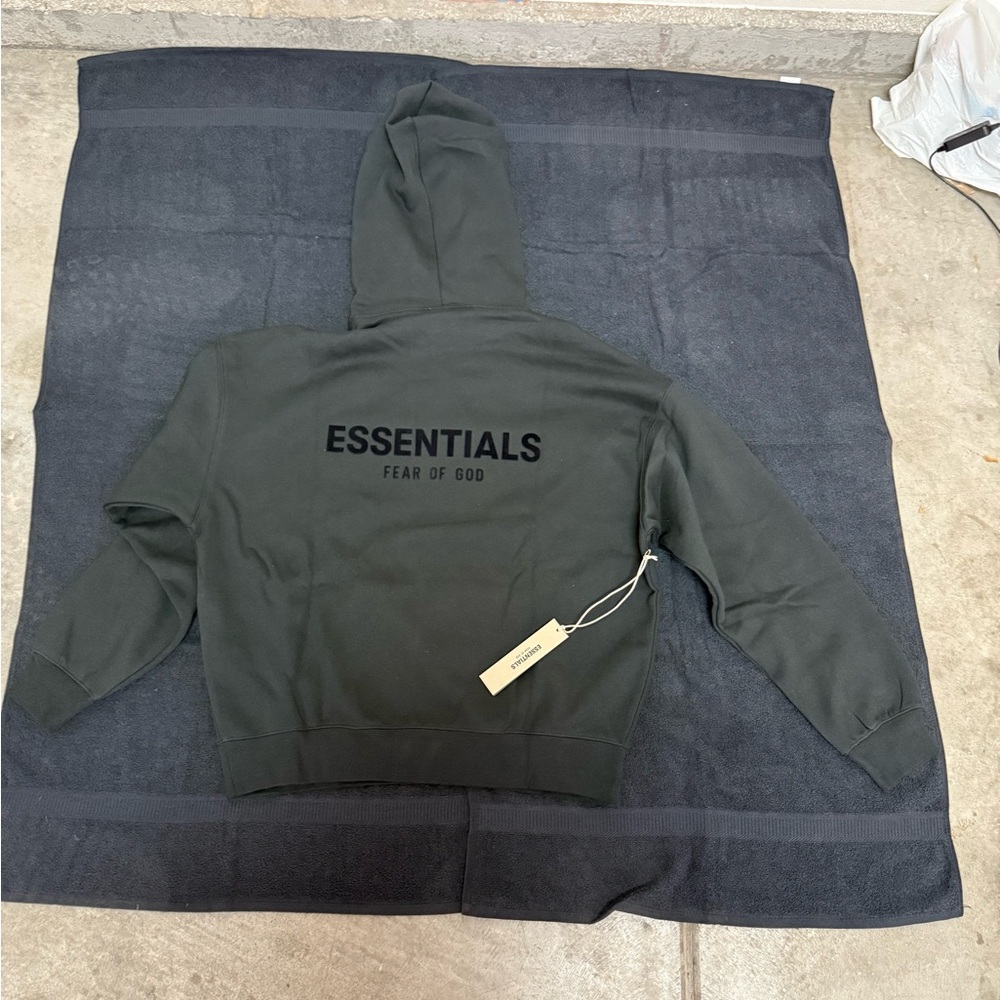 Fear of God Essentials Hoodie in black